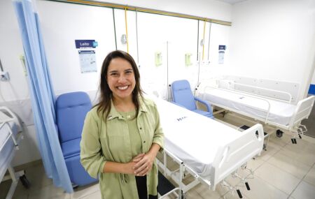 Governadora Raquel Lyra entrega leitos no Hospital Universitário Oswaldo Cruz.