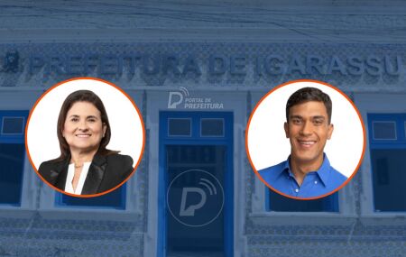 Professora Elcione e Miguel Ricardo. Arte: Portal de Prefeitura