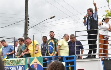 Gilson Macahdo em evento com Bolsonaro.