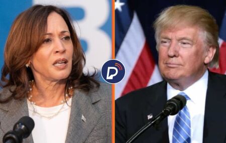 Kamala Harris e Donald Trump.