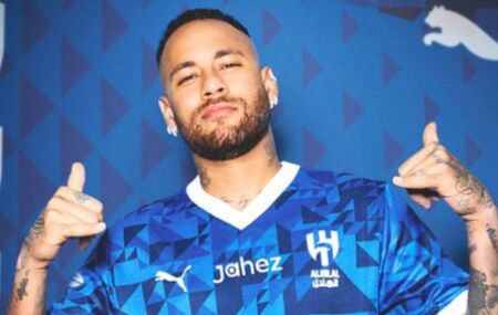 Neymar, no Al-Hilal.