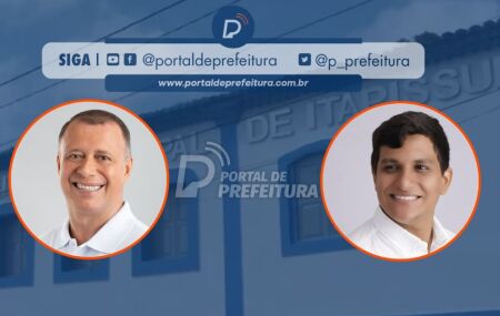 Candidatos a prefeito de Itapissuma - Cal Volia e Júnior de Irmã Têca.