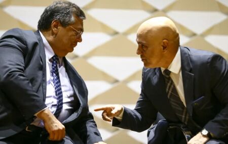 Ministro Flávio Dino e Ministro Alexandre de Moraes.