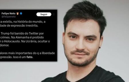 Felipe Neto comenta bloqueio do X no Brasil