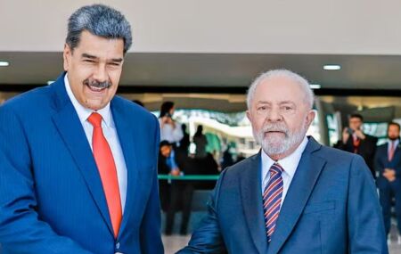 Maduro e Lula.