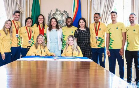 Raquel Lyra  e Priscila Krause recebem atletas pernambucanos que participaram dos Jogos Paralímpicos de Paris 2024