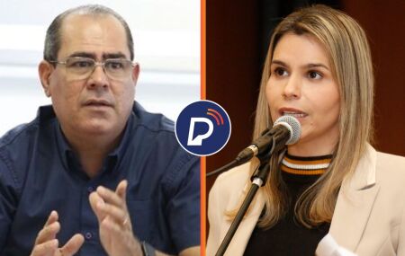 Mano Medeiros e Clarissa Tércio.