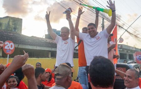 Jorge Alexandre e Renê Cabral em Camaragibe.