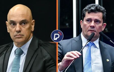 Ministro do STF, Alexandre de Moraes e Senador Sergio Moro 