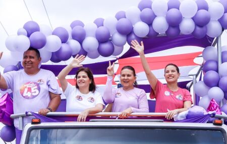 Carreata da professora Elcione em Igarassu com Raquel Lyra e Priscila Krause