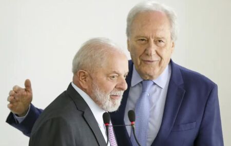 Presidente Lula e ministro Lewandowski.
