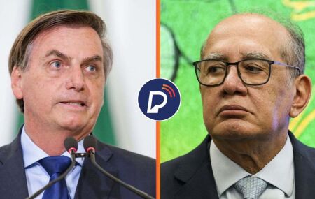 Jair Bolsonaro e Gilmar Mendes