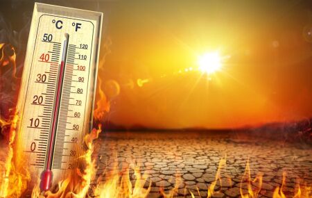 Temperatura em alta.