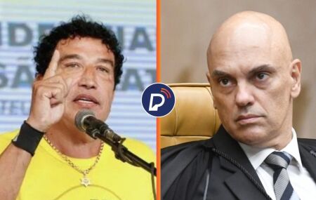 Magno Malta e Alexandre de Moraes 
