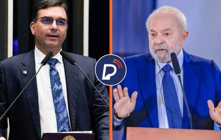 Lula e Fl&aacute;vio Bolsonaro