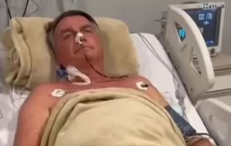 Bolsonaro internado ap&oacute;s cirurgia.
