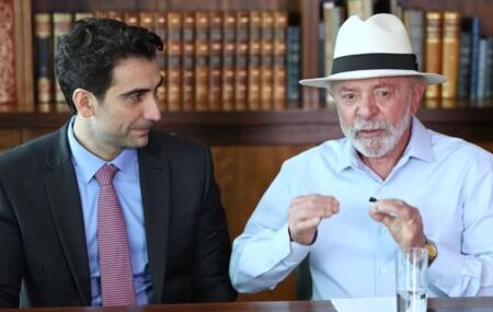 Presidente Lula e&nbsp;Gabriel Gal&iacute;polo, presidente do Banco Central. 