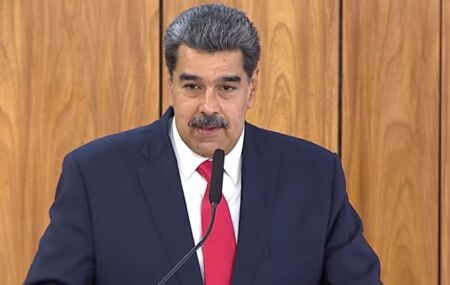 Presidente da Venezuela, Nicol&aacute;s Maduro.