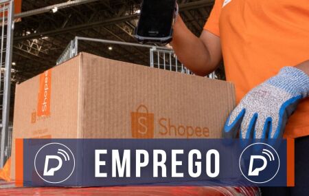 Caixa da Shopee. 