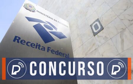 Fachada da Receita Federal. 