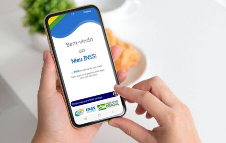 Aplicativo do INSS.
