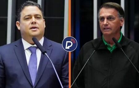 Felipe Santa Cruz e Jair Bolsonaro. 