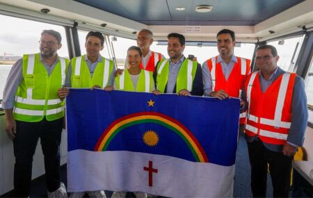 Raquel Lyra autoriza in&iacute;cio da dragagem no Porto de Suape