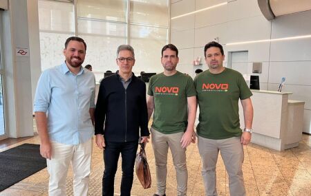 Tecio Teles, Romeu Zema, Eduardo Moura e Felipe Alecrim.