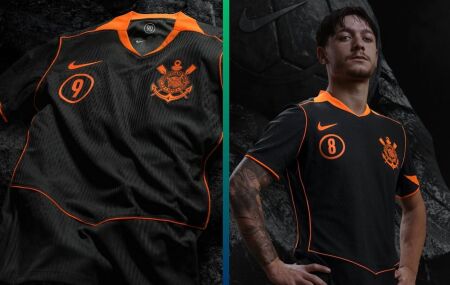 Nova camisa do Corinthians.