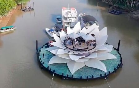 Palco em Bel&eacute;m. 