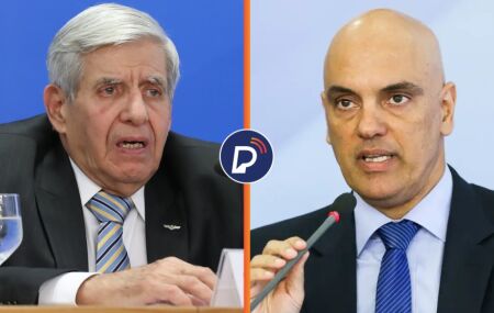 Generaal Heleno e Alexandre de Moraes.