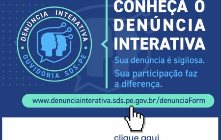 Cartaz do Den&uacute;ncia Interativa.