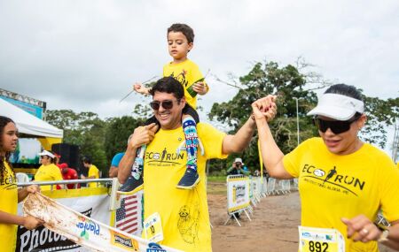 Prefeito de Camaragibe, Diego Cabral, na Corrida Ecorun.