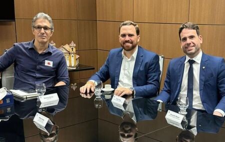 Romeu Zema, Tecio Teles e Eduardo Moura.