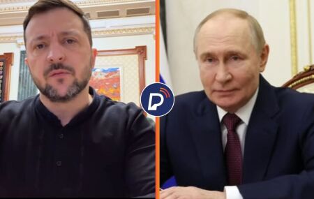 Zelensky e Putin. 