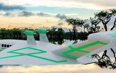 O Volitan, barco voador que alcan&ccedil;a 150 km/h e percorre at&eacute; 450 km sem parar. 