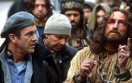 Bastidores do filme A Paix&atilde;o de Cristo.