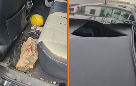 Suspeito de arremessar bloco de concreto em carro e ferir mulher gravemente &eacute; preso em BH