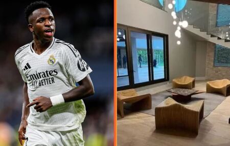 Mans&atilde;o de Vin&iacute;cius J&uacute;nior na Espanha pega fogo ap&oacute;s pane el&eacute;trica em sauna