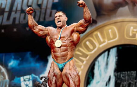 Derek Lunsford busca a tr&iacute;plice coroa ao tentar vencer Mr. Olympia, Arnold Classic e Pittsburgh Pro em 2025. 
