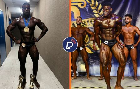 Matheus Nascimento, atleta de fisiculturismo. 