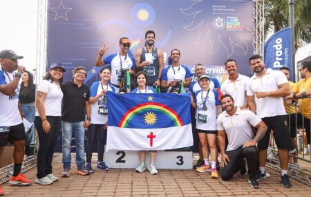 Vice Governadora na premia&ccedil;&atilde;o dos corredores.