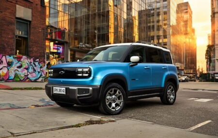 Chevrolet Spark EUV, carro 100% el&eacute;trico que ser&aacute; fabricado pela GM no Cear&aacute;. 