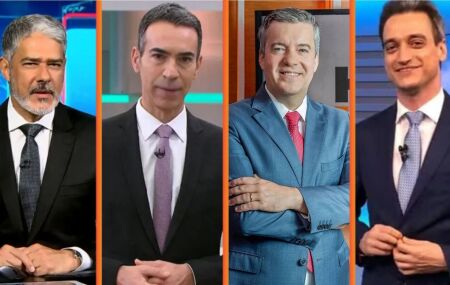 Dan&ccedil;a das bancadas na Globo: Troca de apresentadores dos telejornais come&ccedil;a nesta quinta (30)