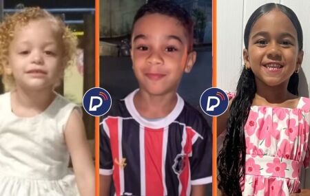 Crian&ccedil;as que foram baleadas no Grande Recife.