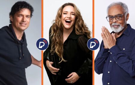 Jorge Vercillo, Ana Carolina e Gilberto Gil.