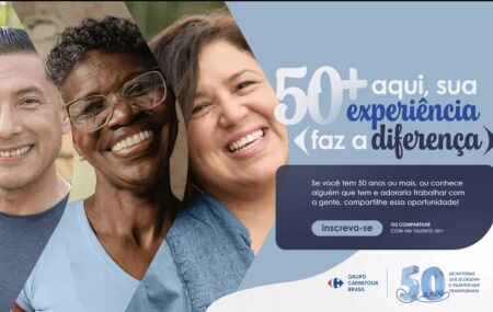 Oportunidade para jovens e pessoas com mais de 50 anos