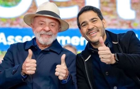 Lula e Jorge Messias.