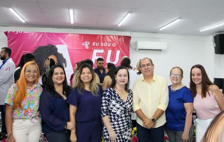 Prefeito Mano Medeiros no evento de finaliza&ccedil;&atilde;o da capacita&ccedil;&atilde;o dos profissionais de sa&uacute;de