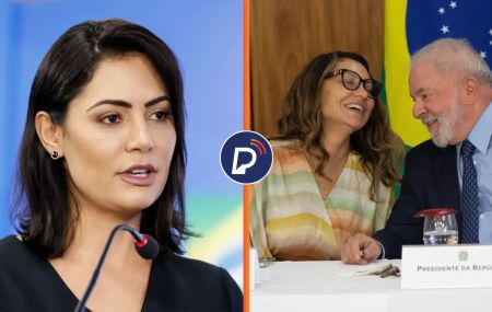 Michelle Bolsonaro, Janja e Lula.